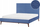 Shtrat dopio Velvet BAYONNE, 160x200 cm, kadife, blu