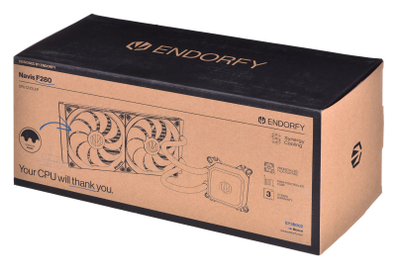 Ладилник со вода ENDORFY Navis F280, 280 mm, 140 mm, црна