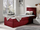 Shtrat kontinental CARMEN MINI 80x200, kuqe