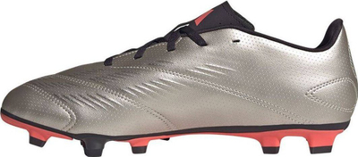 Këpucë futbolli Adidas Predator Club FxG M IF6341, me tallë FxG, për fushë me bar natyral, argjendi me të zezë