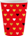Gotë letre Godan XOXO Hearts, 250ml, set me 6 copë, e kuqe