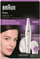 Epilator fytyre Braun Face SE830, furçë pastrimi, pasqyrë me dritë, i bardhë
