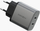 Karikues muri Energea Ampcharge GaN45, 2x USB C, 45W, gri