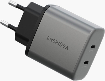 Karikues muri Energea Ampcharge GaN45, 2x USB C, 45W, gri