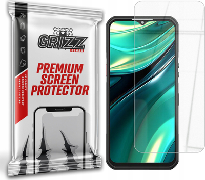 Xham mbrojtës hibrid Grizz për Oukitel WP39, fortësi 9H, i tejdukshëm