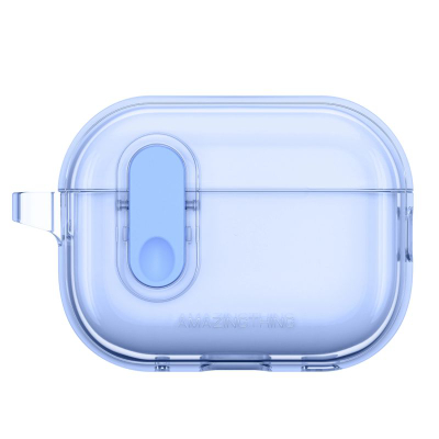 Маска за слушалки Amazingthing Minimal, за AirPods Pro 2, силикон, темно сина