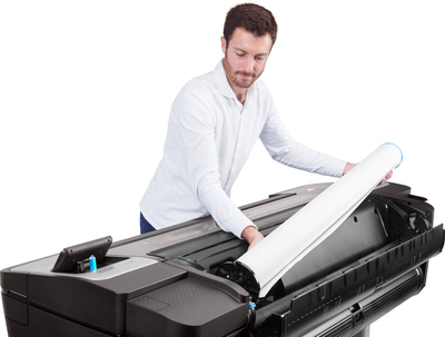 Плотер HP DesignJet T1700 44", Adobe PDF, бел