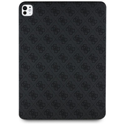 Mbulesë tablet Guess 4G Logo për iPad Pro 13" 2024, magnetike, e zezë