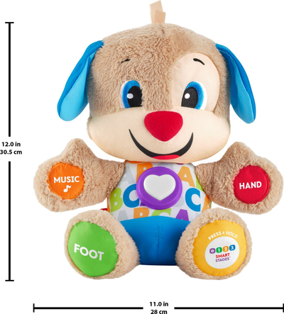 Lodër edukative Fisher-Price FPM65 Funny Puppy, interaktive, për bebe 6m+, shumëngjyrëshe