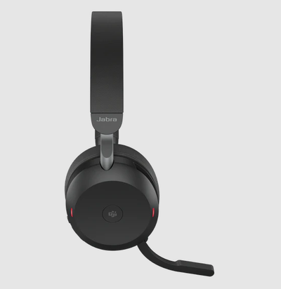 Kufje Jabra Evolve2 75 MS Stereo, USB C, me qëndrim tavoline, të zeza