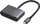 Adapter video Ugreen 50505, USB Type C në HDMI dhe VGA, 4K, gri