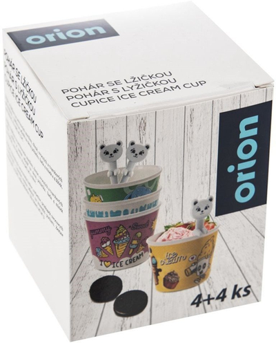 Set filxhanë akulloreje Orion UH ICE, 0.3L, 4 copë, shumëngjyrësh