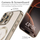 Kllëf telefoni Tech-Protect MagFlex, me MagSafe, transparend, ngjyrë ari