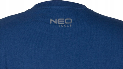 Bluze me mëngë t’gjata NEO TOOLS, 100% pambuk, L, blu e errët