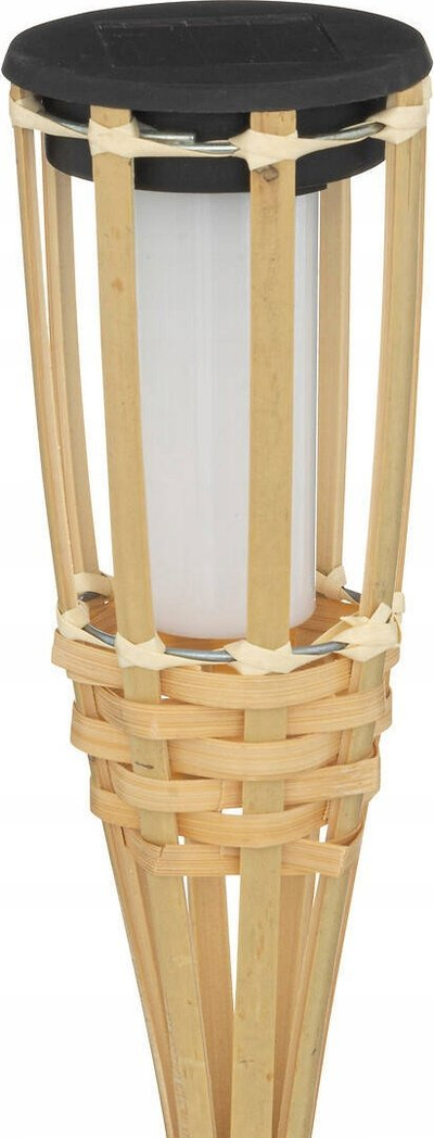 Fener solar Atmosphera Maceo, 70cm, bambu, bezhë