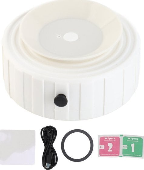 Mbajtëse magnetike makine RealPower MH-1, karikim wireless, USB-C, e zezë