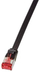 Kabllo rrjeti LogiLink Flat U / FTP Cat6 PatchCord, 2 m, e zezë