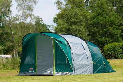 Çadër kampingu Coleman Rocky Mountain 5 Plus, familjare, 5 veta, jeshile gri