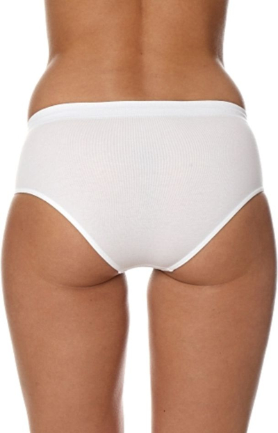 Pantallona të brendshme Brubeck Hipster Classic Comfort Cotton, pa qepje, pambuk, e bardhë M