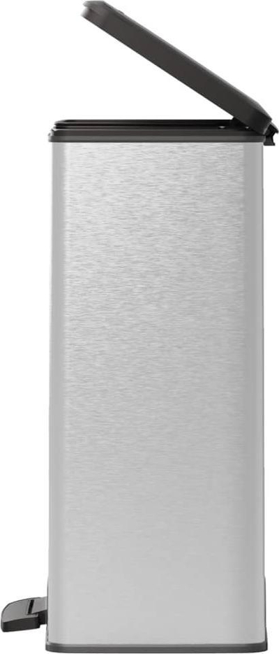Kosh plehrash Curver Pedal Bin Deco, 65L, me pedale, argjendt