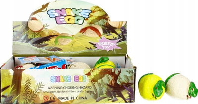 Lodër antistres MEGA CREATIVE Squeezable Snake 500747, 8 cm, shumëngjyrëshe