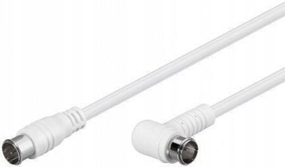 Kabllo koaksiale RB-LAN Antenna RB67352, 10m, lidhës F, e bardhë