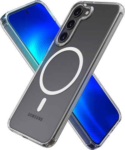 Mbulesë telefoni 3mk MagCase Reinforced për Samsung Galaxy S24, kënde të përforcuara, kompatibile me karikim wireless, transparente