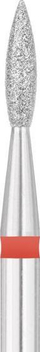 Freza manikyri Exo Pro Diamond Flame, 2.1mm, diamant, me shenjë të kuqe