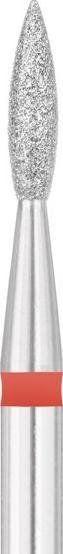 Freza manikyri Exo Pro Diamond Flame, 2.1mm, diamant, me shenjë të kuqe