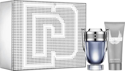 Set parfum Paco Rabanne Invictus, EDT për burra 100 ml, xhel dushi 2 në 1 100 ml