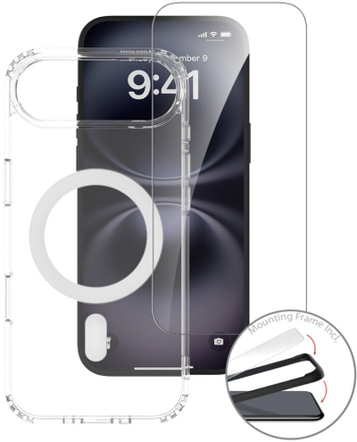 Set aksesorësh 4smarts 3n1 Premium Starter, për Apple iPhone Air, i përshtatshëm me MagSafe