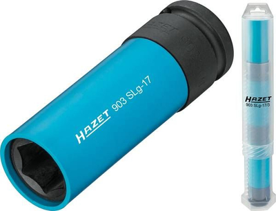 Kokë çelësi goditës Hazet 903SLG, 1/2", 17mm, e zezë