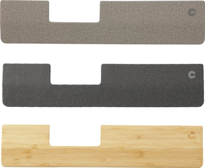 Mbështetëse kyçi Contour Design Slim Wrist Rest, bambu natyrale