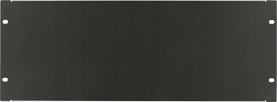 Panel mbyllës rack Lanview RAB115BL, 1U, për kabinet serverik, i zi