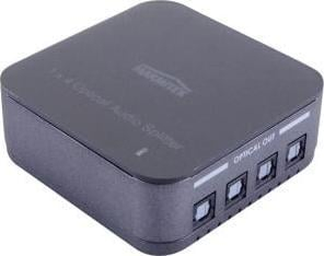 Оптички аудио разделник Marmitek Split TS14, 4 x TOSLINK, десктоп, црн