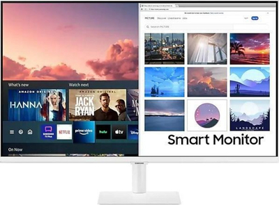 Monitor Samsung, 32 ", 3840 x 2160 (UHD 4K), i bardhë