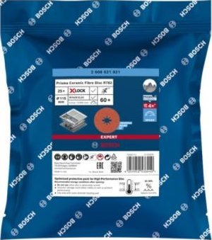 Disk bluarës Bosch Expert R782 X LOCK, 115mm, granullim 60, set 25 copë