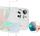 Mbrojtëse telefoni Kingxbar Shell Series për iPhone 13 Pro, PC TPU, blu perlë