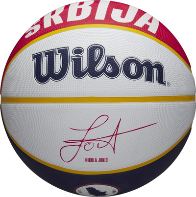 Top basketbolli Wilson NBA Player Nikola Jokic WZ4006701XB, PURE FEEL COVER, shumëngjyrësh