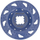 Disk bluarës Bosch Accessories 2608901687, Ø22.23mm, karabit, gri