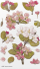 Stikerë dekorativë Appree Apple Blossoms, PET, sfond transparent
