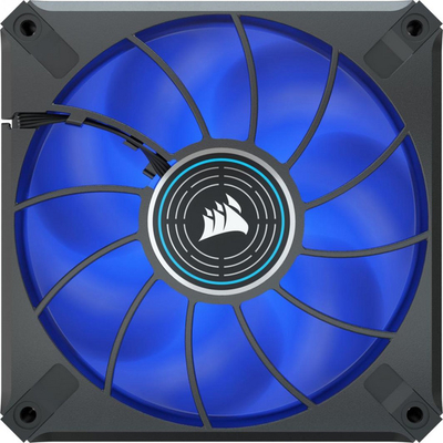 Ventilator Corsair ML120 LED Elite Blue (CO-9050122-WW), zi dhe bardhë