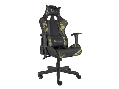 Karrige gaming Genesis NFG-1532, mbështetje koke, material tekstil, e zezë kamuflazh