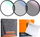 Set filtrash K&amp;F Concept Nano K 4n1, UV CPL ND4, 58mm