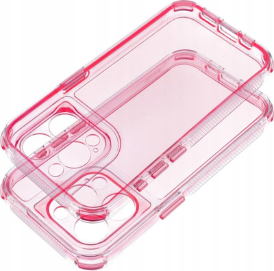 Kapak telefoni Matrix Clear Case për iPhone 13 Pro, i tejdukshëm, që s’e ha kollaj goditja, rozë