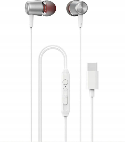 Слушалки Dudao X1PROT In-Ear, USB-C, 1.2m, бели
