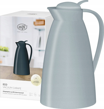 Termus Alfi ECO Vacuum Jug, 1L, plastik pa BPA, gri Quarry