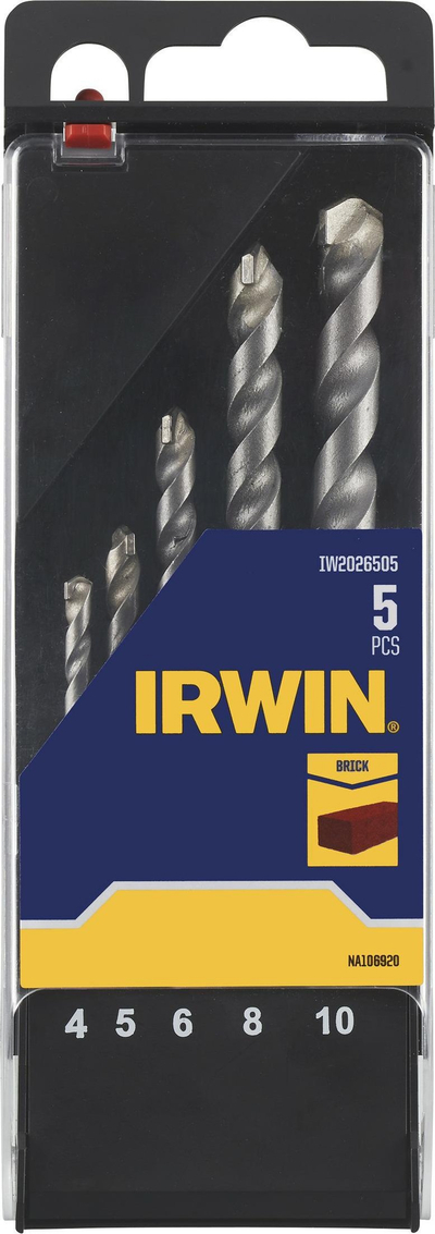 Set spiralë betoni Irwin IW2026505, 5 copa, 4-10 mm, gri