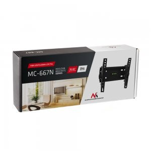 Mbajtëse muri për TV Maclean MC-667, 23-42", 25kg, e zezë