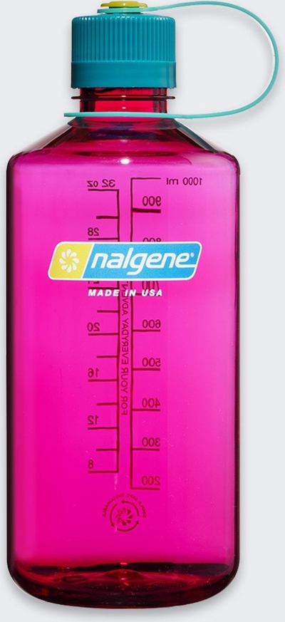 Shishe uji Nalgene Narrow Mouth, 1000 ml, rozë